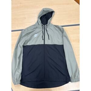 Hurley Windbreaker Jacket Olive Green / Black Men’s Large